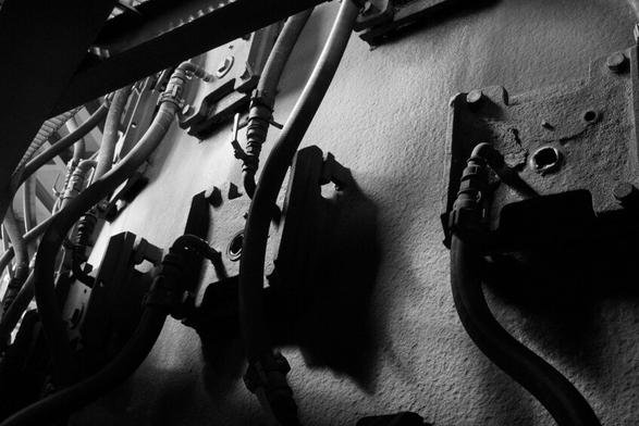Details from inside a blast furnace