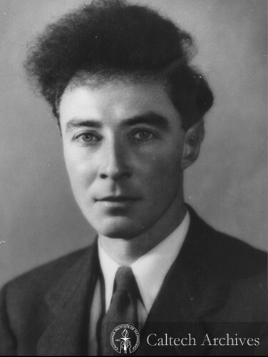 Photo of J Robert Oppenheimer at CalTech, 1936