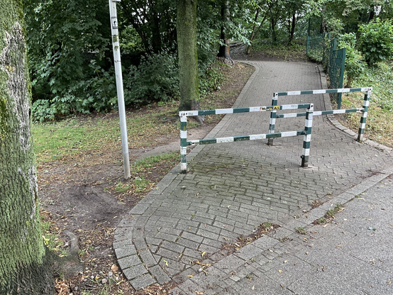 Radwegauffahrt in Witten Annen