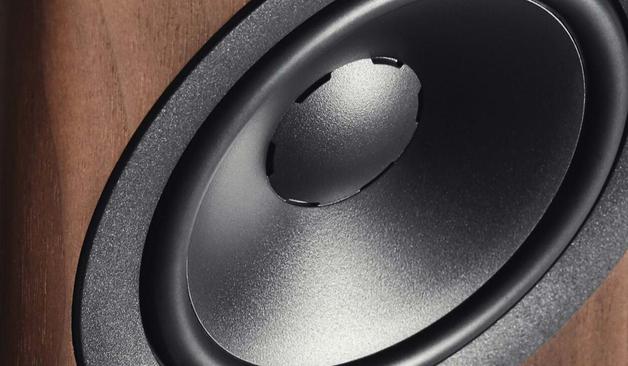 Close-up picture of a Dynaaudio Evoke 10 51/2" woofer.