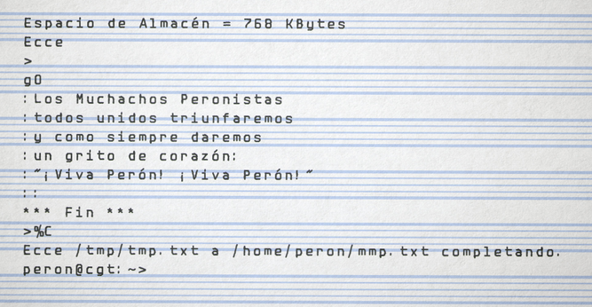 Editor de texto Ecce en Ubuntu