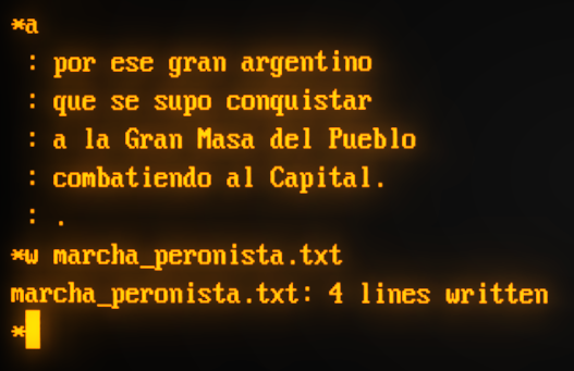 Editor de texto #FreeDOS #EdLin en #Ubuntu