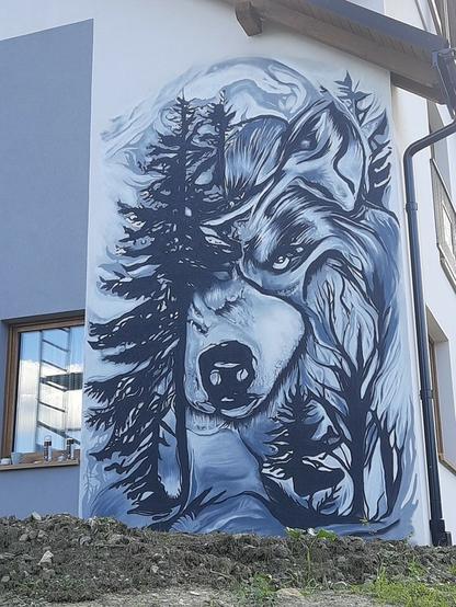 Artwork by Marcin Skurowski in Cisna, Poland