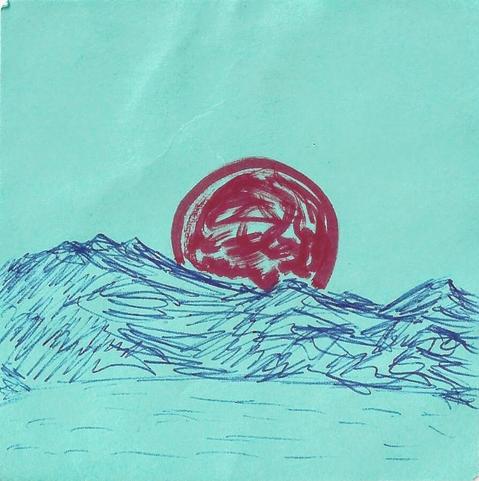 it's all true

another mountain drawn on post-it while at a meeting.