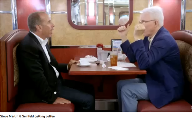 Jerry Seinfeld and Steve Martin in New York