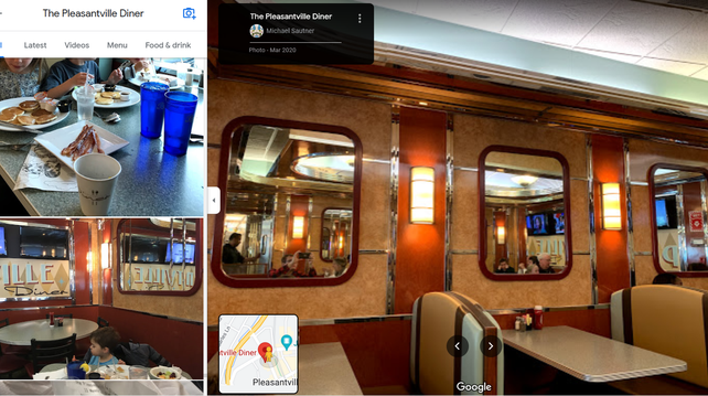 Google Search photos of local diner