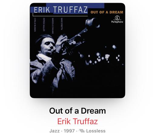 Pochette de l’album Out of a Dream d’Erik Truffaz sur Apple Music.