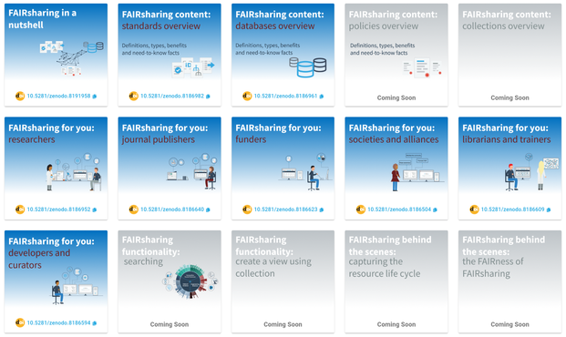 An overview of the existing factsheets - more on the way!