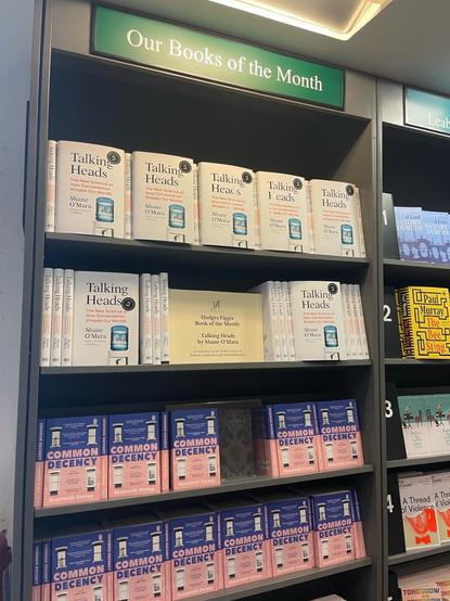 display of 'talking heads' in hodges figgis