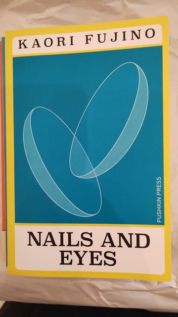 Cover of Japanese novel (translated into English) Nails and Eyes