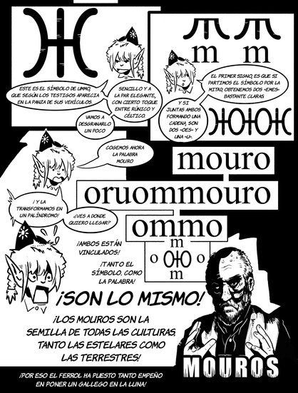 Dich de forma sencilla. Los extraterrestres en realidad son los mouros de la mitologia Asturiana y Gallega.

El Doctor Jimenez del Oso lo sabe. Ummo en realidad eran gallegos. Por eso el Ferrol ha puesto un gallego en la luna.