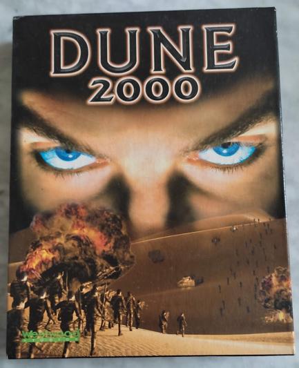 Le recto de la boite de Dune 2000 de Westwood Studios