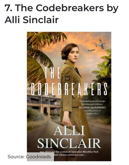 Book cover of Alli Sinclair's- The Codebreakers