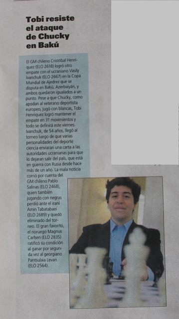 Tobi Resiste el ataque de Chucky en BAkú (c imagen del ajedrecista LUN)
