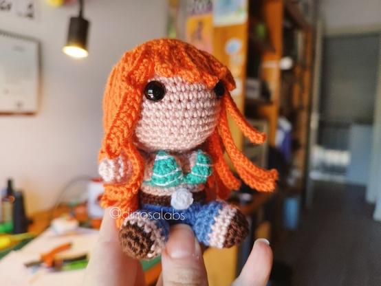 Amigurumi Chibi de Nami, One piece
