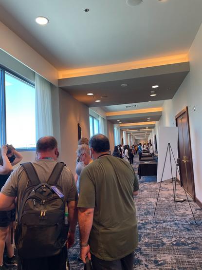 The busy hallway of Diana Initiative