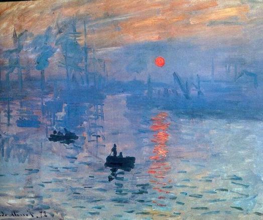 Claude Monet (1840-1926) Sunrise, 1872.