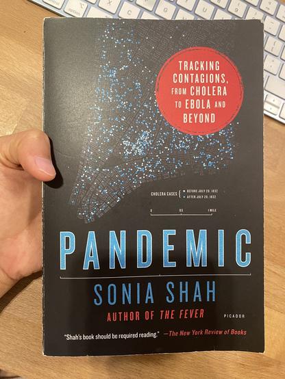 Book cover of Pandemic by Sonia Shah