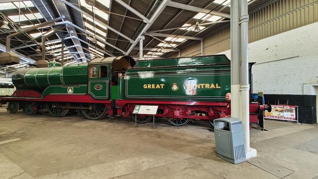 A GCR locomotive No 506 at Barrow Hill