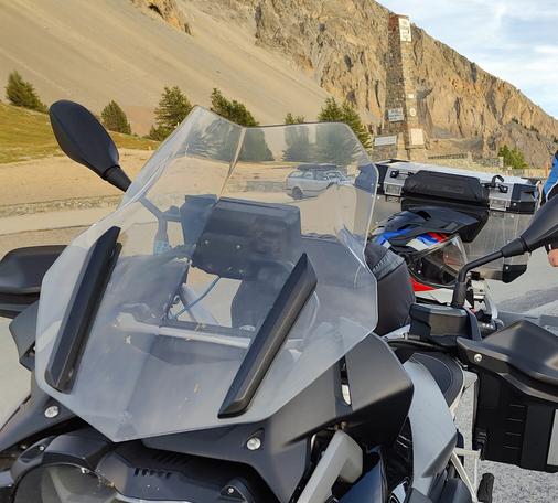 Vistas desde la moto del col d'Izoard