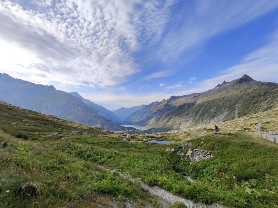 Vistas desde la cima del Grimselpass