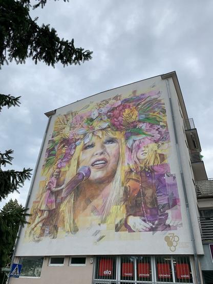 Artwork by Jakub "biko" Bitka in Zielona Góra (Poland) dedicated to Maryla Rodowicz, a Polish singer