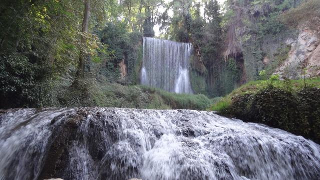 Diana's bath with Caprichosa waterfall in background