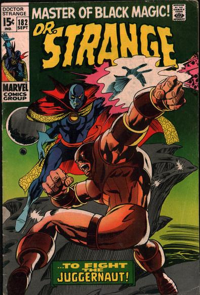 Doctor Strange 182 1969, cover artist Gene Colan,