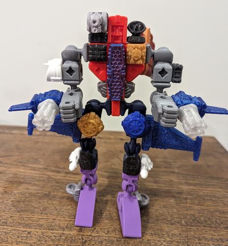mech with additional Skyforce pieces, arm down