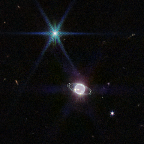 Neptune photographed by JWST.