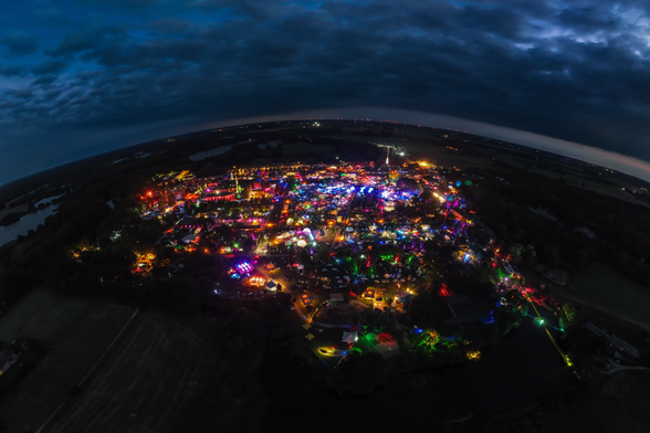 CCCamp23 from the air.