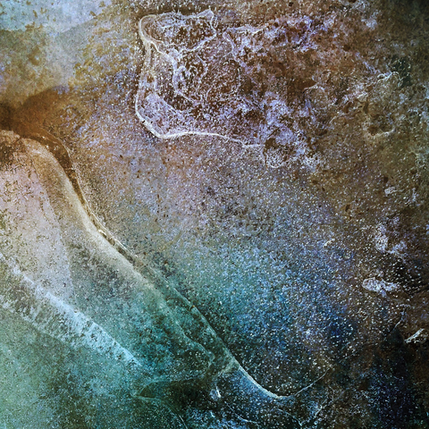 multicoloured abstract of ice ￼