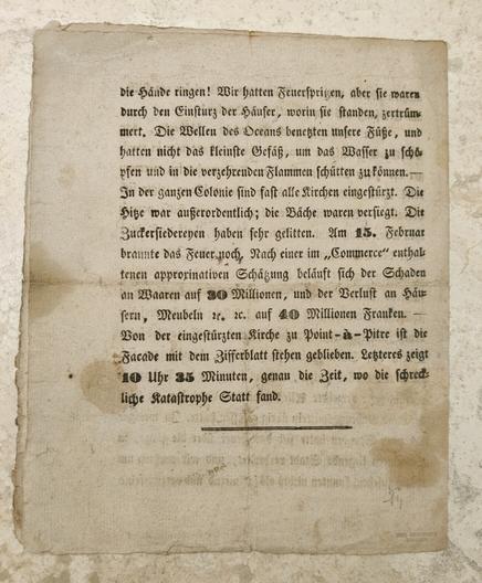 Final page of the chapbook, still in German