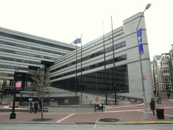 Brutalist North Academic Center at City College, CUNY.