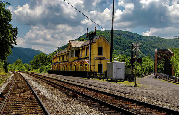 Historic, yellow Thurmond, West Virginia railroad station:

https://pixels.com/featured/thurmond-railroad-station-norma-brandsberg.html?product=art-print

More fine art: www.ElegantFinePhotography.com