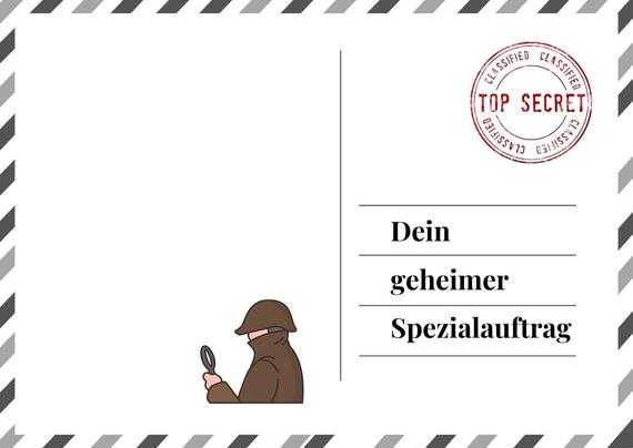 Karte ohne Auftrag zum individuellen Anpassen.