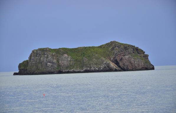 Larger islet.