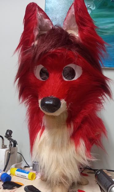 Fursuit head wip