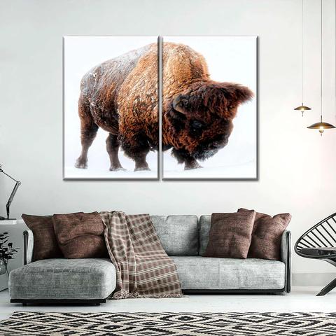 American Bison In Snow Wall Art by #OLenaArt! 📸🌨️  Capturing the beauty of these majestic creatures in their natural habitat. 



#BisonAndBuffalo #AnimalPhotography #Artiodactyla #BisonBison #BisonPortrait #SnowyAnimal #WildlifeArt #NaturePhotography #WinterWonderland #Wilderness #NatureLovers #AnimalArt #FineArtPrints #HomeDecorIdeas #WallArt #Snowscape. @iCanvas