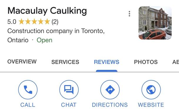 A local Toronto business named Macaulay Caulking