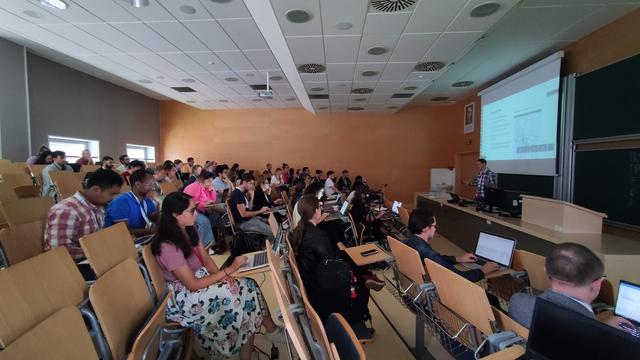 Room 21 with some of the summer school participants