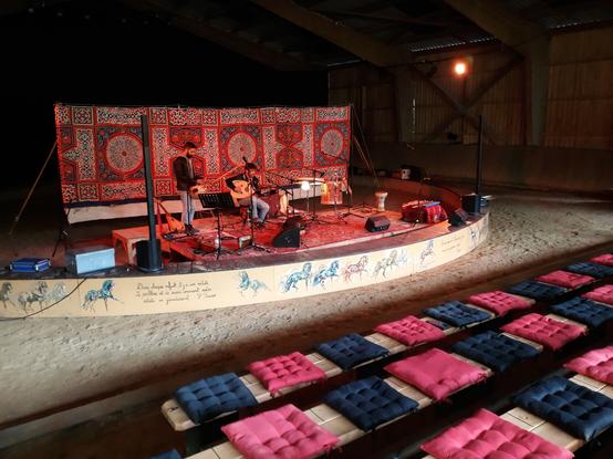Balances pour le concert de Dayazell à la Pommeraye