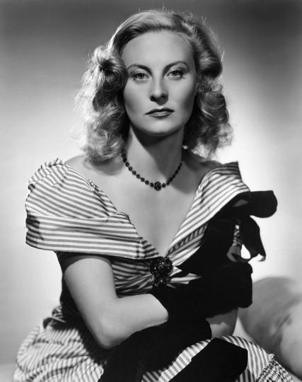 Black-and-white photo of vintage actress Michele Morgan.