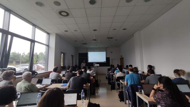 A small lecture hall