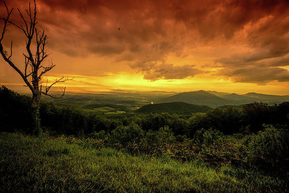 Blue Ridge Parkway Mills Gap at Sunset:

https://pixels.com/featured/mills-gap-sunset-layers-norma-brandsberg.html

More art: www.ElegantFinePhotography.com