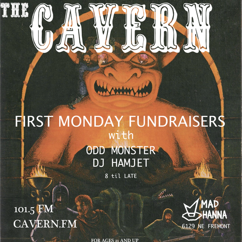 Flyer for event described Image is from the D&D first editions players guide, it's a painting of a bunch of adventurers in front of a devilish statue