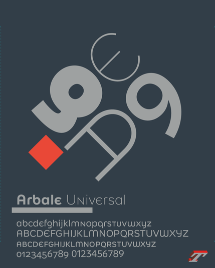 Arbale feature three tones: Modern, Universal, Vernacular.