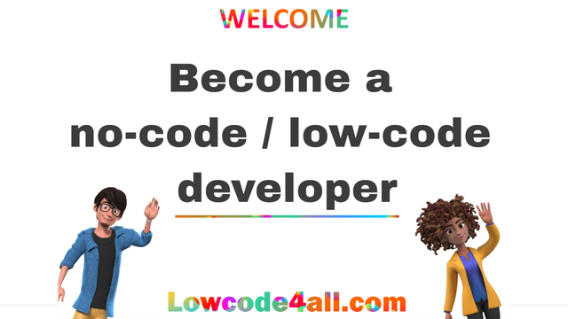 a drawing of a male and a female application developer