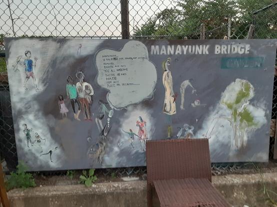 More art, showing diverse community welcome.