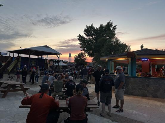 Sunset over Sturgis.